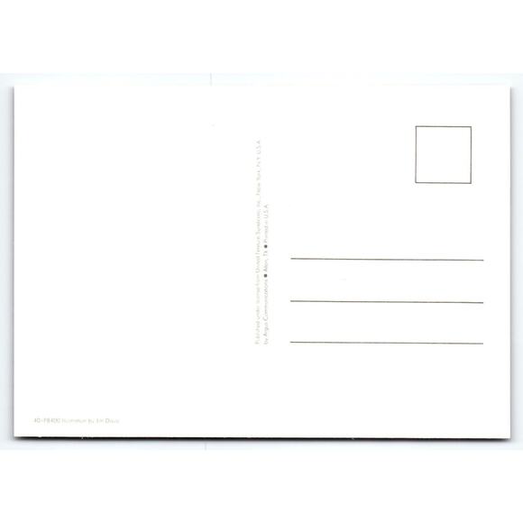 Garfield Cat Postcard Many Question Marks Jim Davis Comic Orange 1978 Vintage - Picture 2 of 2